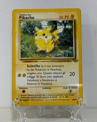 Pokemon TCG Pikachu 60/64 Jungle ITA 1° edizione