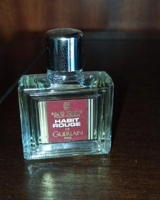Habit Rouge di Guerlain - Mini Parfum Vintage