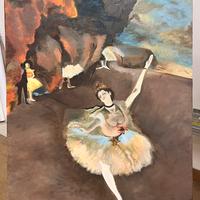 Quadro olio su tela “ballerina” 50x70 di Herbert