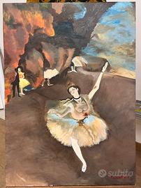 Quadro olio su tela “ballerina” 50x70 di Herbert