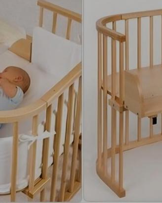Lettino evolutivo da affiancare a letto genitori