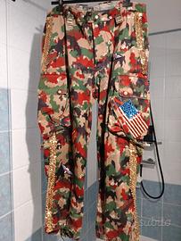 pantaloni taglia over unica