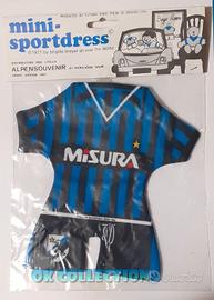 Vecchio gadget 1977 Calcio mini maglietta INTER