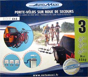 Portabiciclette per fuoristrada 4x4 con ruota est