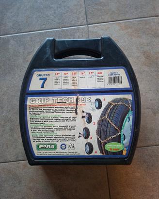 catene da neve coral grip tech 9 gruppo 7