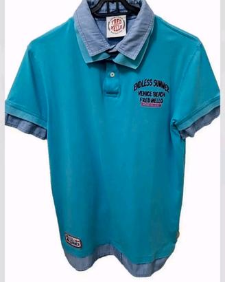 Maglia uomo "Fred Mello",modello polo, taglia M.