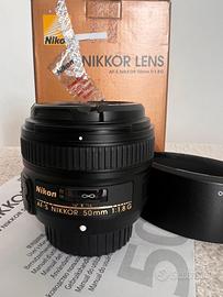 Obiettivo Nikon AF-S Nikkor 50 mm. f /1.8 G