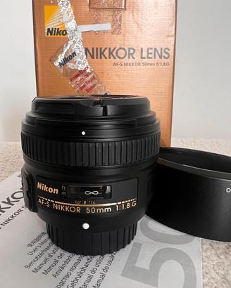 Obiettivo Nikon AF-S Nikkor 50 mm. f /1.8 G