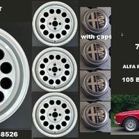 Cerchi ronal a1 style 7x 15 4x108 et25 alfa romeo