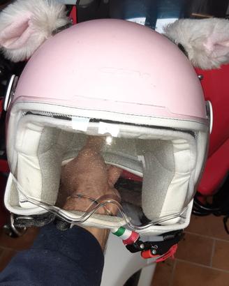 casco moto bambina