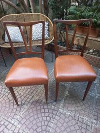 Coppia sedie anni 50