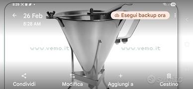 colino professionale in acciaio inossidabile con s