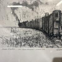 Renzo vespignani acquaforte quadro