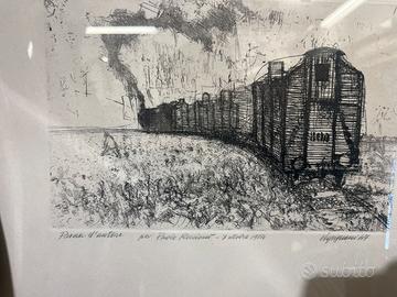 Renzo vespignani acquaforte quadro