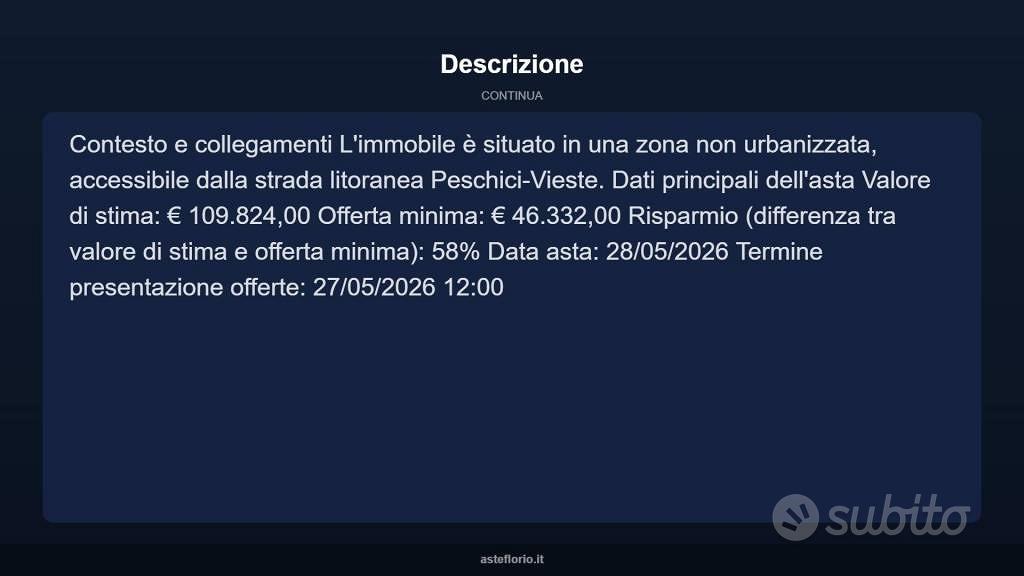 Appartamento – Vieste, Montincello - Altro