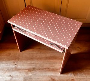 Scrivania bambina con cassettiera