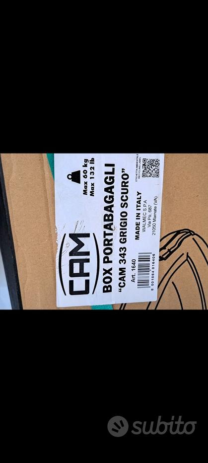 Sistema Portatutto CAM RAX Premontato - Per Auto, Con Barre E Attacchi, Made In Italy