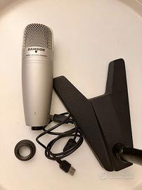 Microfono Samson C01U USB Studio Condenser