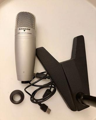 Microfono Samson C01U USB Studio Condenser