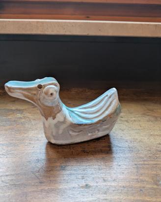 Scultura Ceramica Artigianale Vintage