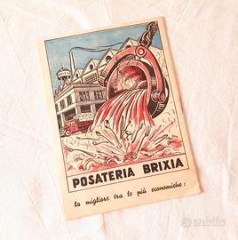 Vecchio catalogo Vintage anni '20 Posateria Brixia