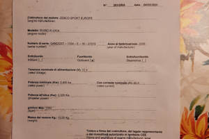 Motore marino elettrico