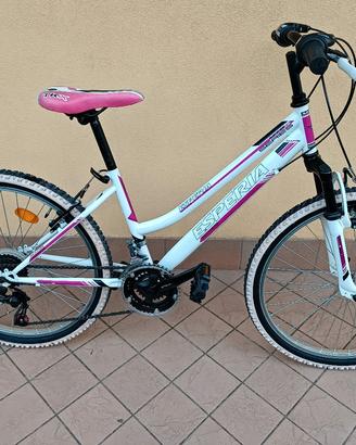 Bici MTB da bambina Esperia (ruote da 24 pollici)