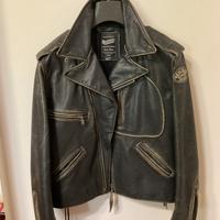 Giacca da moto in pelle