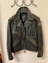 Giacca da moto in pelle