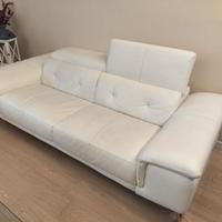 Divani in pelle bianca