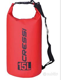 Cressi Dry Bag - Borsa Impermeabile 15 Litri