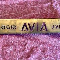 Insegna pubblicitaria vintage orologi Avia
