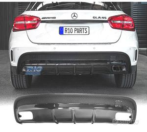 DIFFUSORE MERCEDES X156 AMG 13-19 LOOK GLA45 NERO