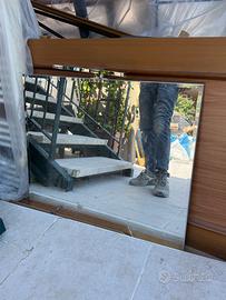 Specchio bagno con luce LED integrata