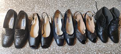 5 paia di scarpe, marca  MELLUSO e VALLEVERDE