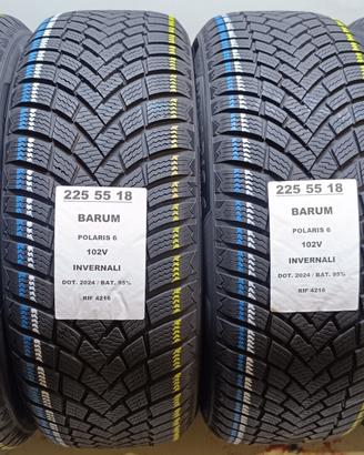 4 GOMME 225 55 18 BARUM 2024 INV RIF4216