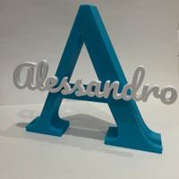 Regal o originale con nome stampato in 3D