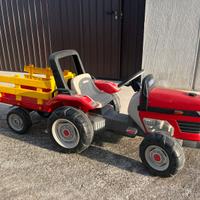 Trattore peg perego con rimorchio