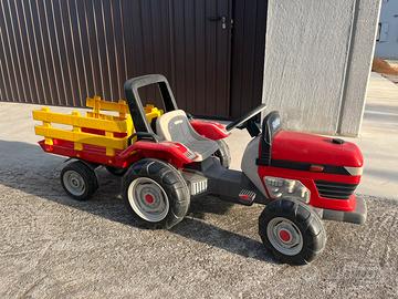 Trattore peg perego con rimorchio