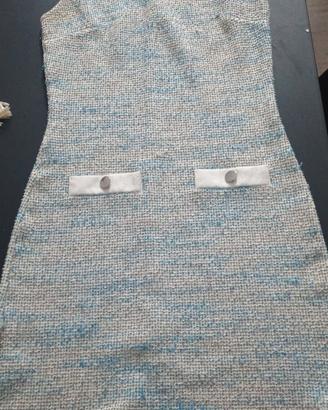 vestito smanicato 