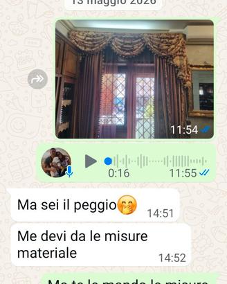 Tenda stile barocco