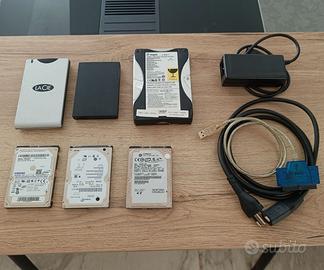 LOTTO 6 HARD DISK SATA/IDE DA 2.5/3.5" VARI TAGLI