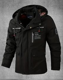 Giacca softshell da uomo, cappotto con cappuccio m