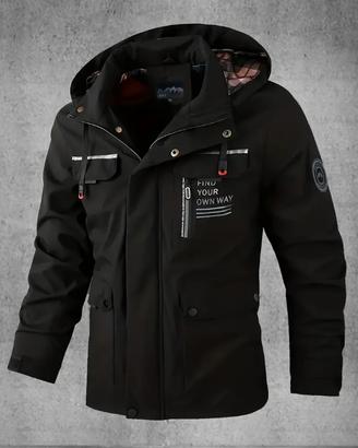 Giacca softshell da uomo, cappotto con cappuccio m