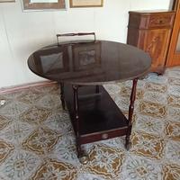 Carrello con tavolino apribile 
