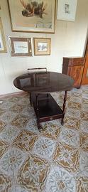 Carrello con tavolino apribile 
