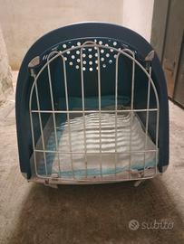 trasportino plastica animali 