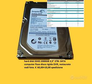 HARD DISK SEAGATE 2000GB 2TB SATA III 3,5 DESKTOP