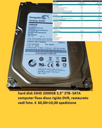 HARD DISK SEAGATE 2000GB 2TB SATA III 3,5 DESKTOP