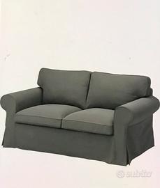 IKEA Fodera divano 2 posti EKTORP, Hakebo grigio s